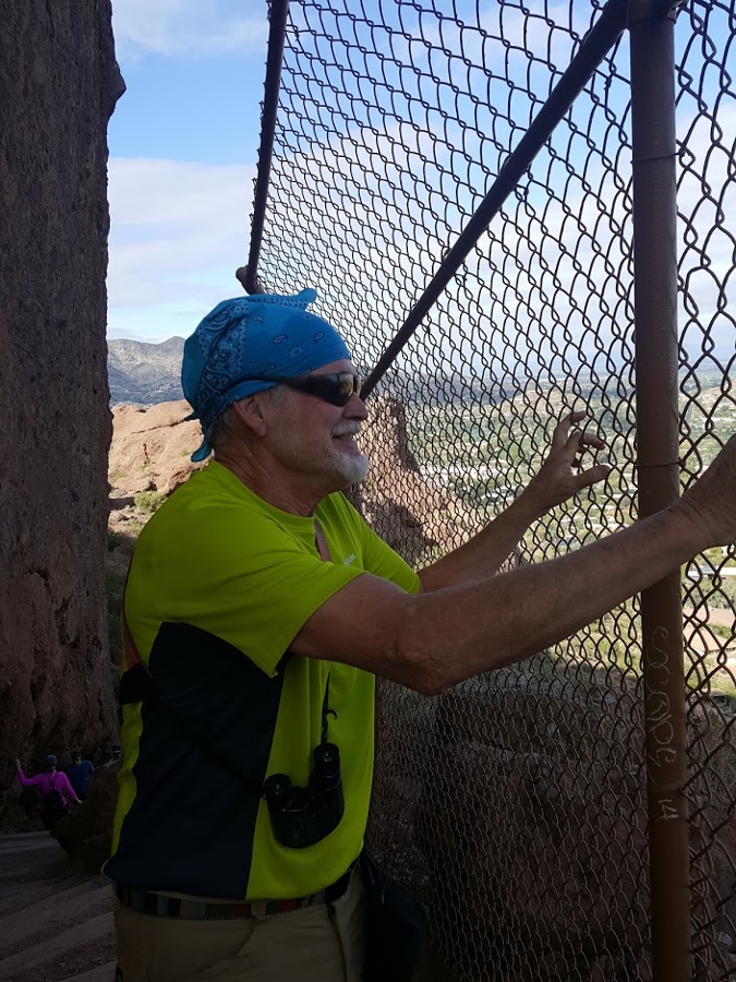 The Camelback Mountain trails are steep, challenging and treacherous as this Wild Bunch hiker discovered.