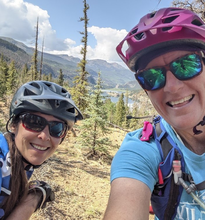 Wild Bunch owner Laurel Darren and Lake City gal pal Lydia McNeese celebrate another glorious adventure together last summer in Colorado.