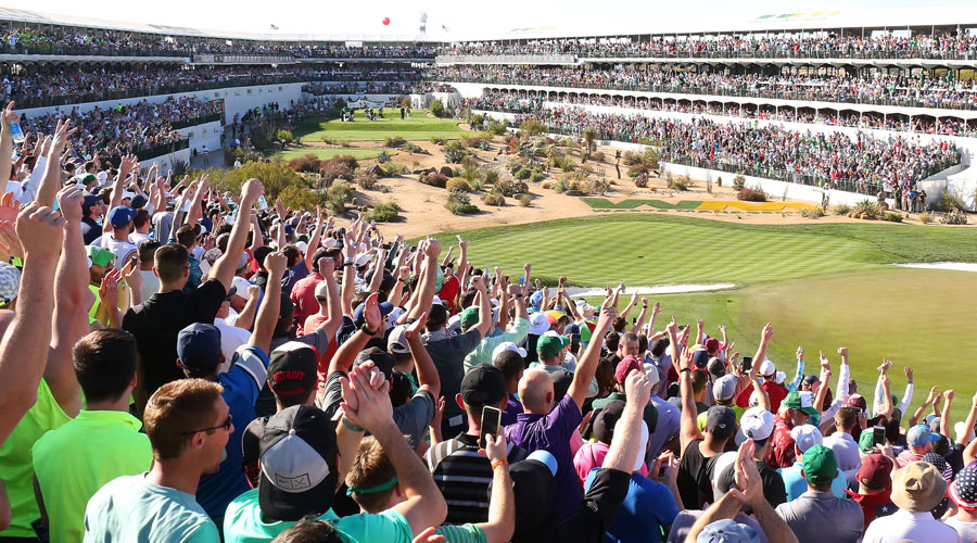 Players consider the crowd at the Phoenix Open to be the best on the PGA Tour. Picture courtesy wmphoenixopen.com.