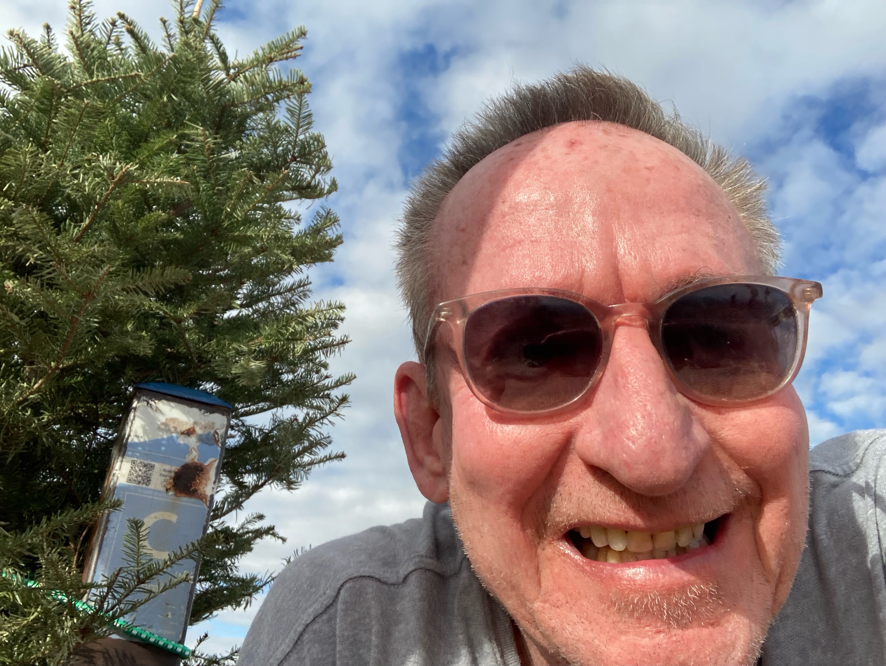 John Duffin is all smiles during his Camelback Mountain hiking tour with the Wild Bunch Desert Guides.