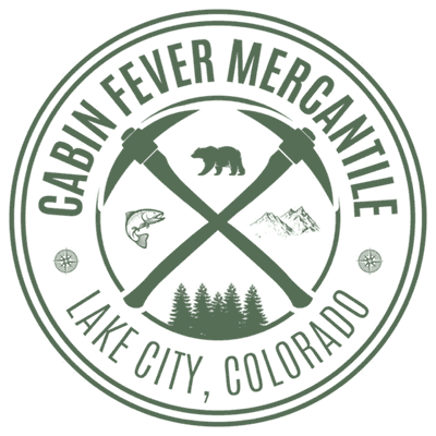 Cabin Fever Mercantile Logo - Lake City, Colorado
