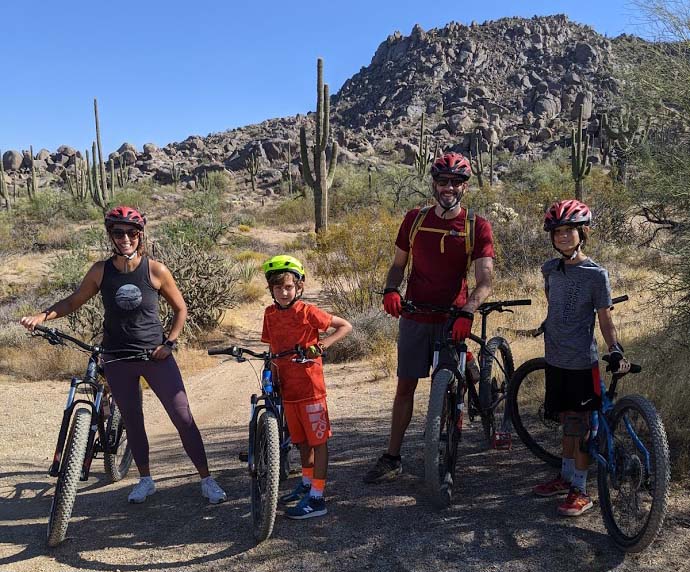 Family Friendly Mountain Bike Tours in Phoenix and Scottsdale AZ