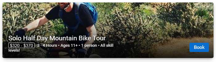 MTB Tours in Phoenix and Scottsdale AZ