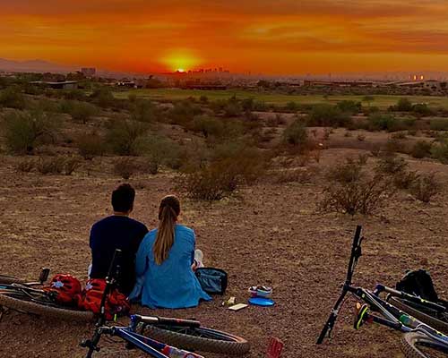 Sunset Mountain Biking &Hiking Tours in Scottsdale Arizona