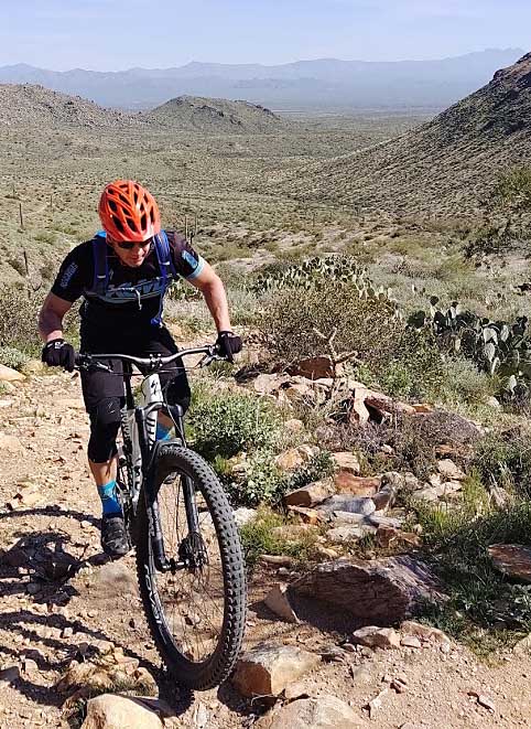 Mountain Biking in Sonoran Desert