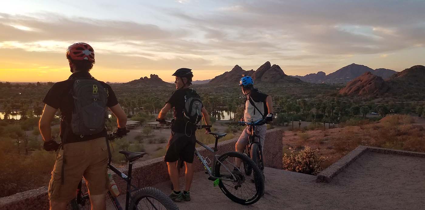 Sunset Mountain Biking Tour in Phoenix and Scottsdale, AZ